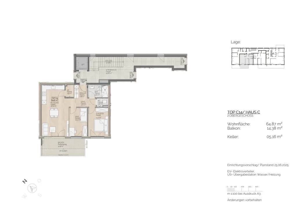 3-Zimmer-Wohnung kaufen in Vöcklabruck – 64,87 m², € 584.000 – Bild 4 von 5