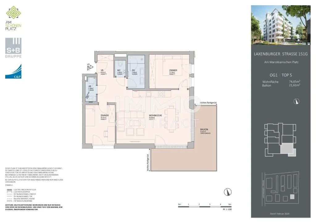 3-Zimmer-Wohnung kaufen in Wien – 74,65 m², € 680.000 – Bild 14 von 14