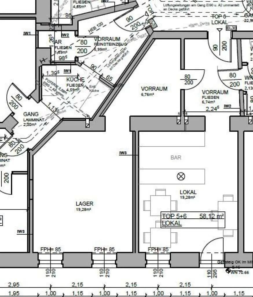 2-Zimmer-Gewerbeimmobilie mieten in Wien – 58 m², € 1.116 – Bild 10 von 10