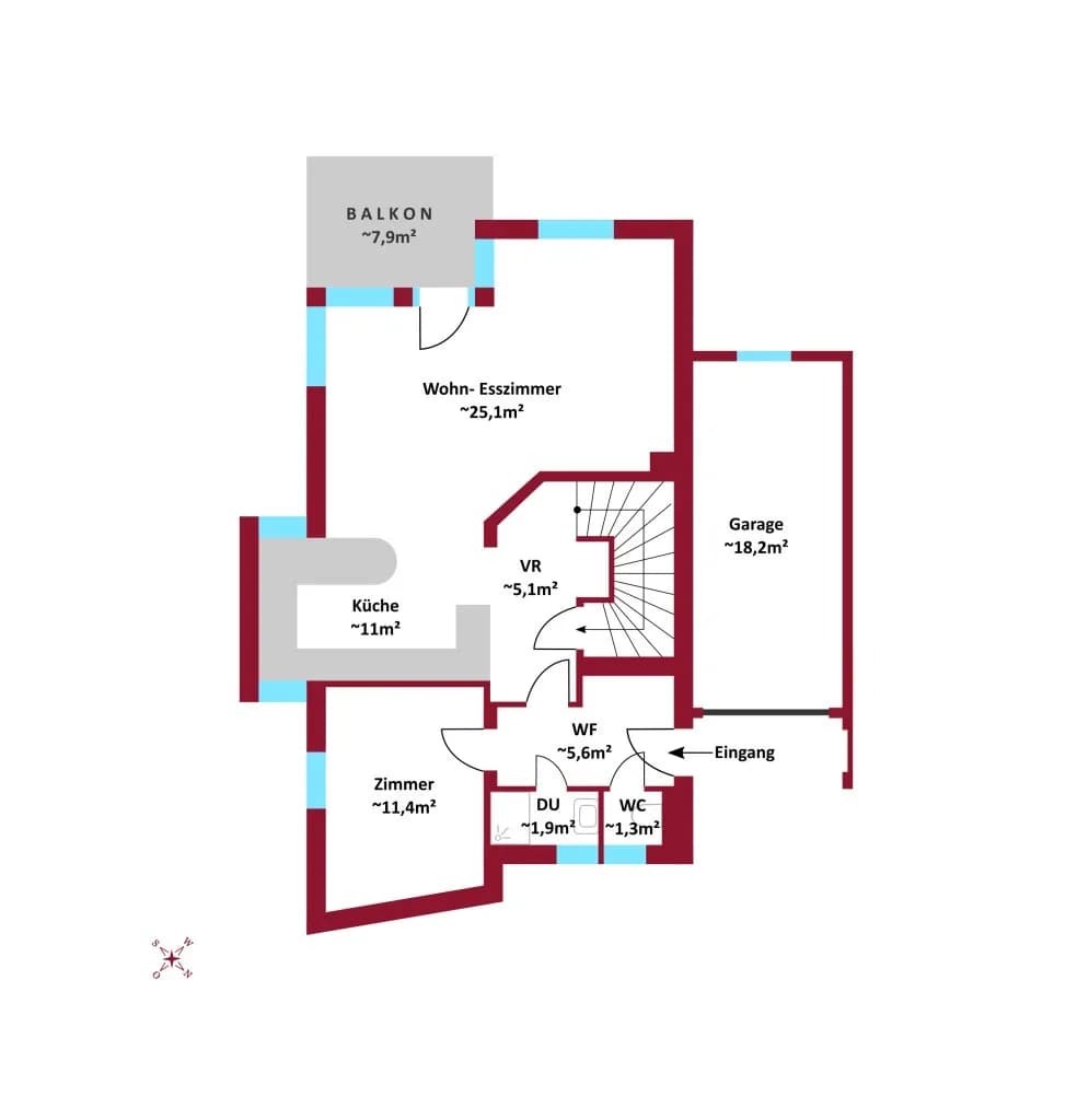 5-Zimmer-Immobilie kaufen in Baden – 154 m², € 699.000 – Bild 33 von 35