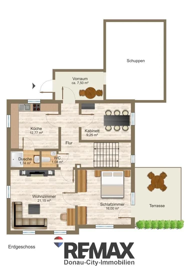 6-Zimmer-Immobilie kaufen in Tulln – 109 m², € 330.000 – Bild 23 von 24