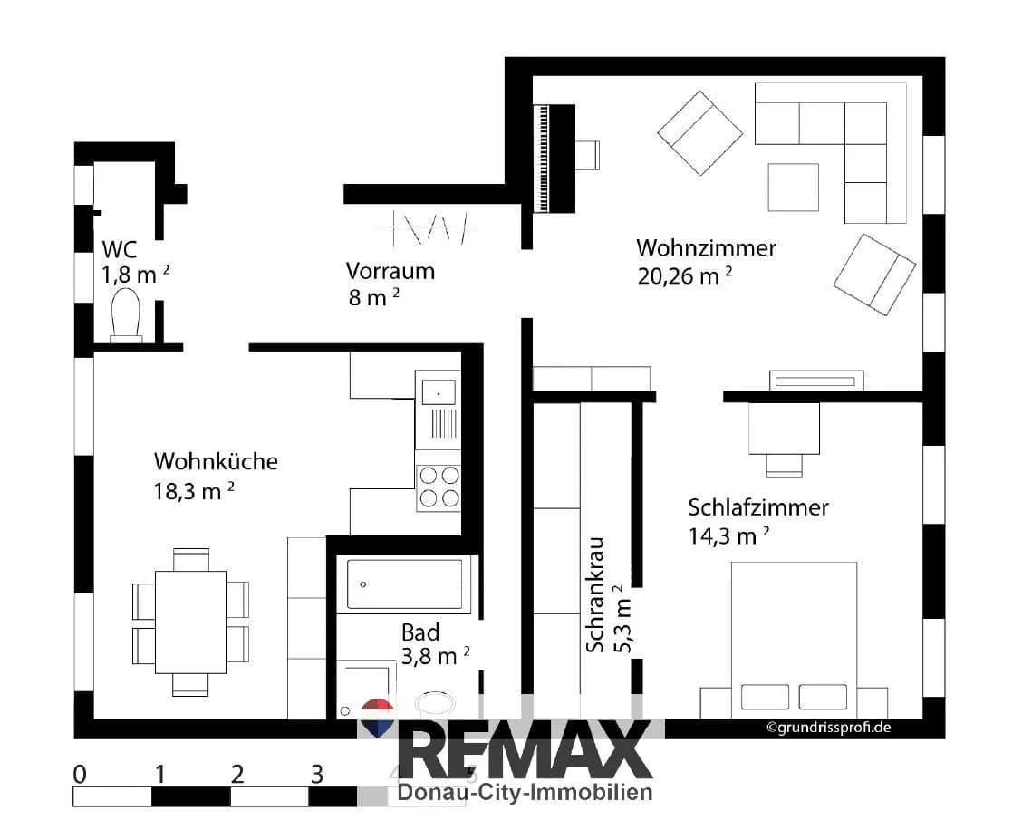 2-Zimmer-Wohnung kaufen in Korneuburg – 71 m², € 199.000 – Bild 15 von 15