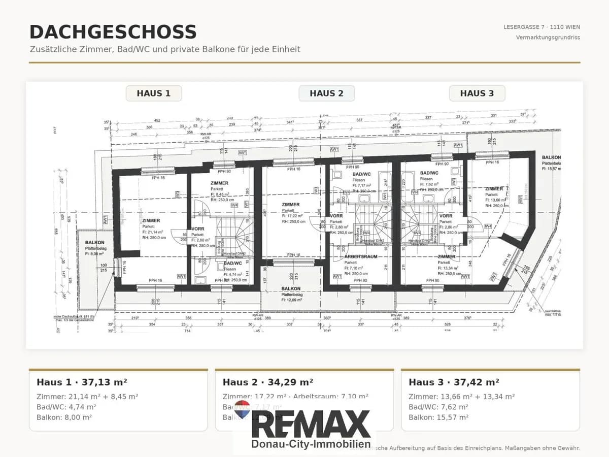 18-Zimmer-Haus kaufen in Wien – 387 m², € 1.790.000 – Bild 25 von 26