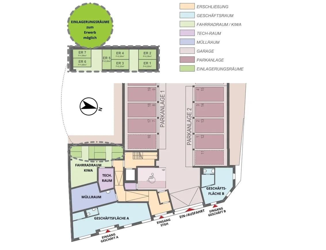 3-Zimmer-Wohnung kaufen in Tulln – 62,79 m², € 304.500 – Bild 15 von 18