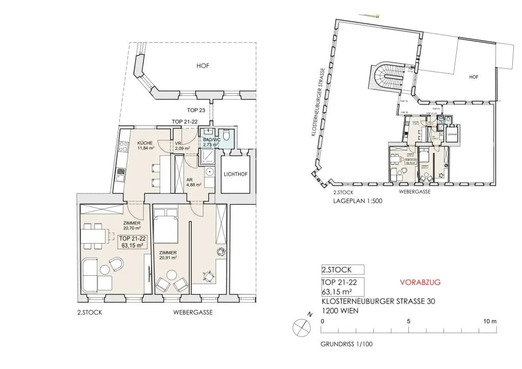 2-Zimmer-Wohnung kaufen in Wien – 63,15 m², € 329.000 – Bild 31 von 31