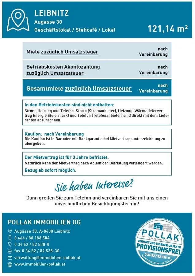 Gewerbeimmobilie mieten in Leibnitz – 121 m² – Bild 8 von 8
