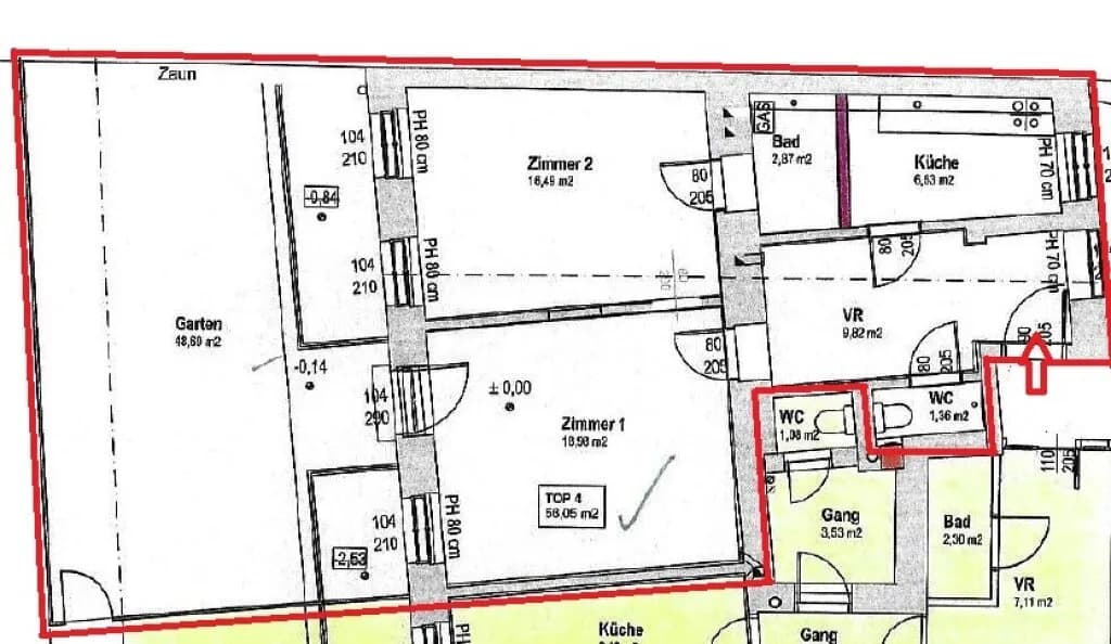 2-Zimmer-Wohnung kaufen in Wien – 56 m², € 285.000 – Bild 3 von 17