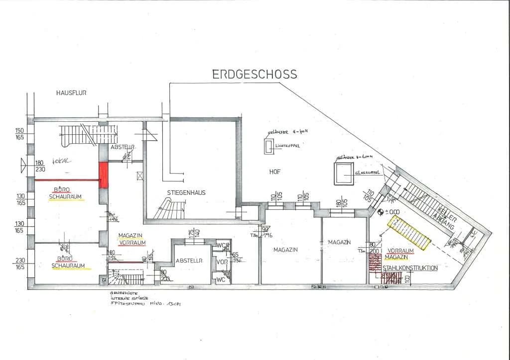 2-Zimmer-Gewerbeimmobilie mieten in Wien – 67 m², € 1.083 – Bild 7 von 7