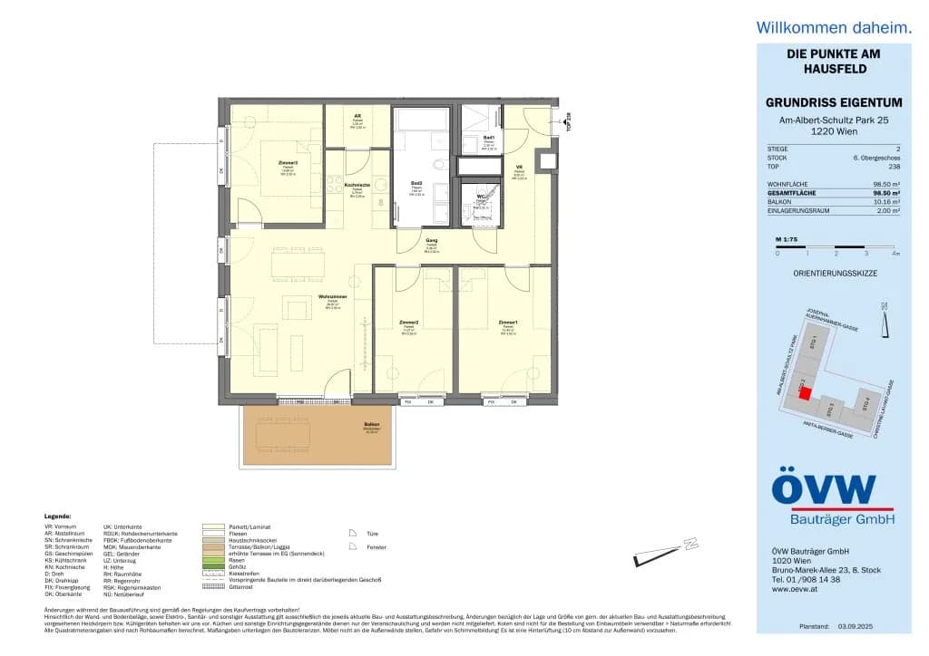 4-Zimmer-Wohnung kaufen in Wien – 98,5 m², € 577.100 – Bild 19 von 20