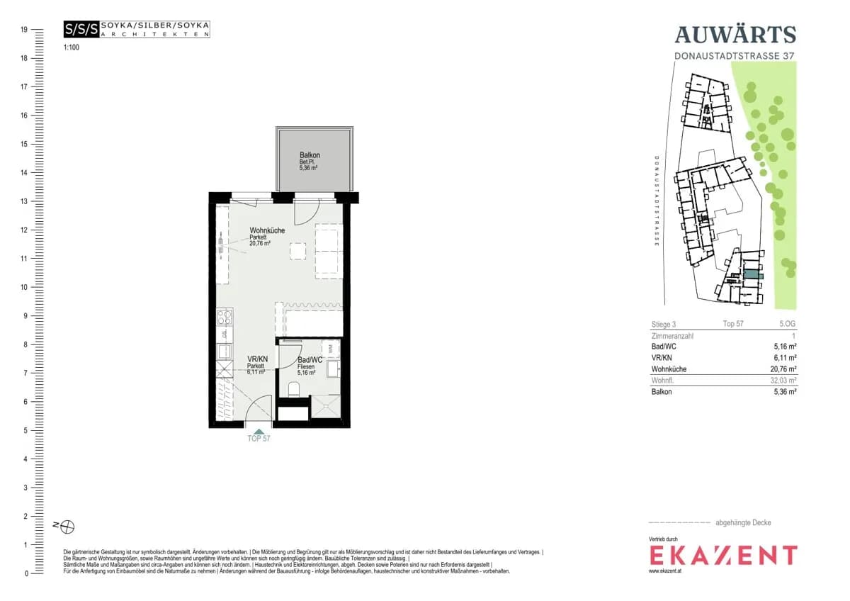 1-Zimmer-Wohnung mieten in Wien – 32,03 m², € 1.000 – Bild 8 von 8