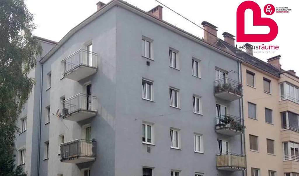 2-Zimmer-Wohnung mieten in Linz – 58,96 m², € 616