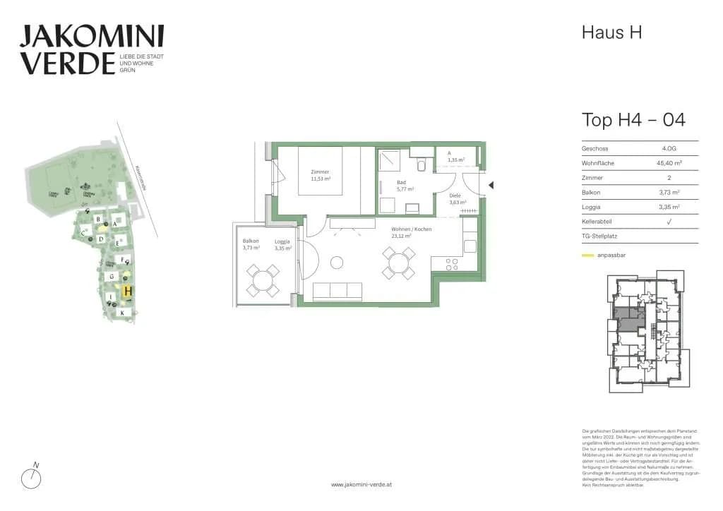 2-Zimmer-Wohnung kaufen in Graz – 45,4 m², € 237.000 – Bild 20 von 20