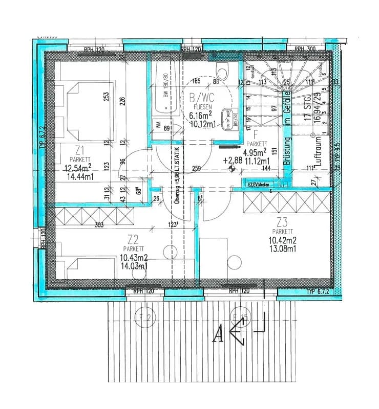 4-Zimmer-Wohnung mieten in Voitsberg – 89,7 m², € 942 – Bild 3 von 3
