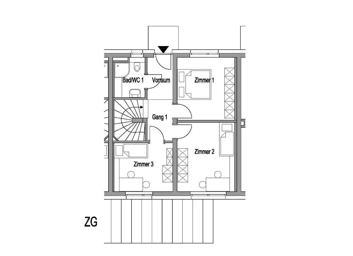 4-Zimmer-Wohnung mieten in Voitsberg – 89,9 m², € 977 – Bild 5 von 5
