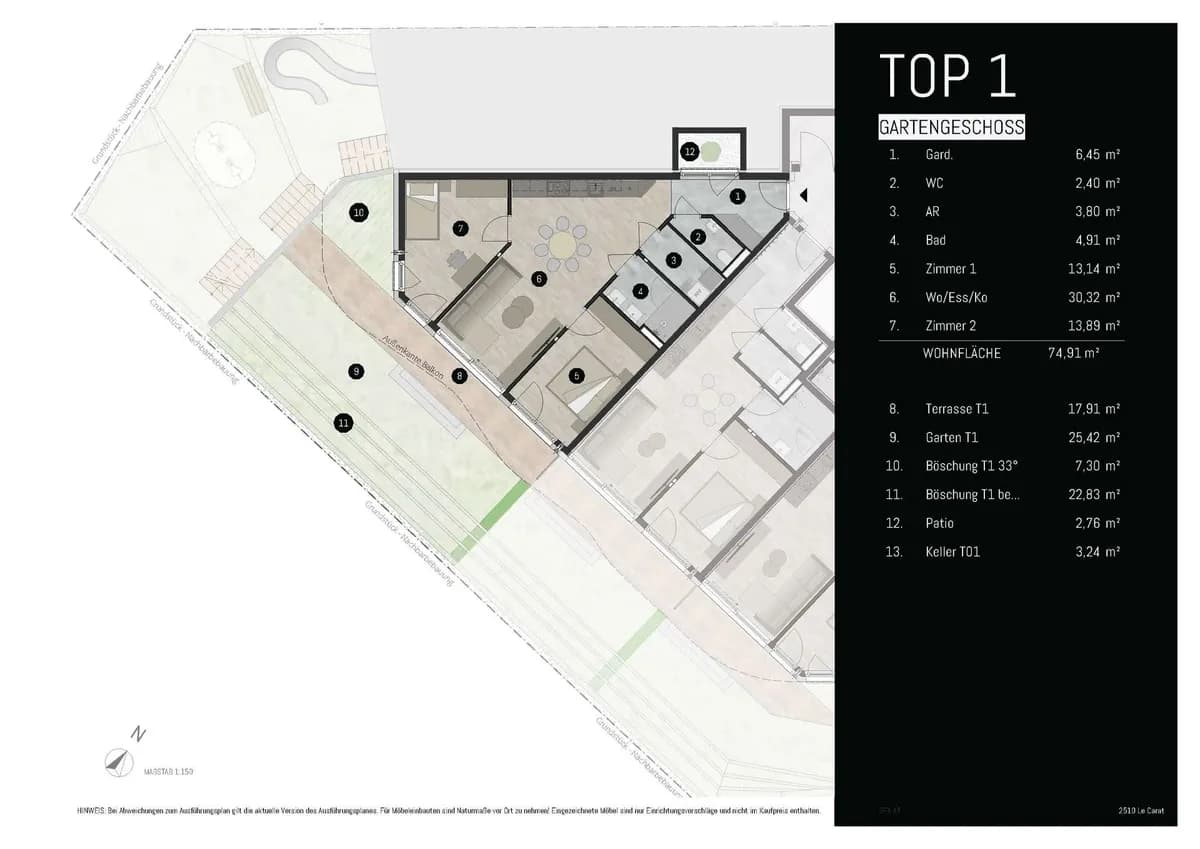 3-Zimmer-Wohnung kaufen in Innsbruck – 74,91 m², € 739.900