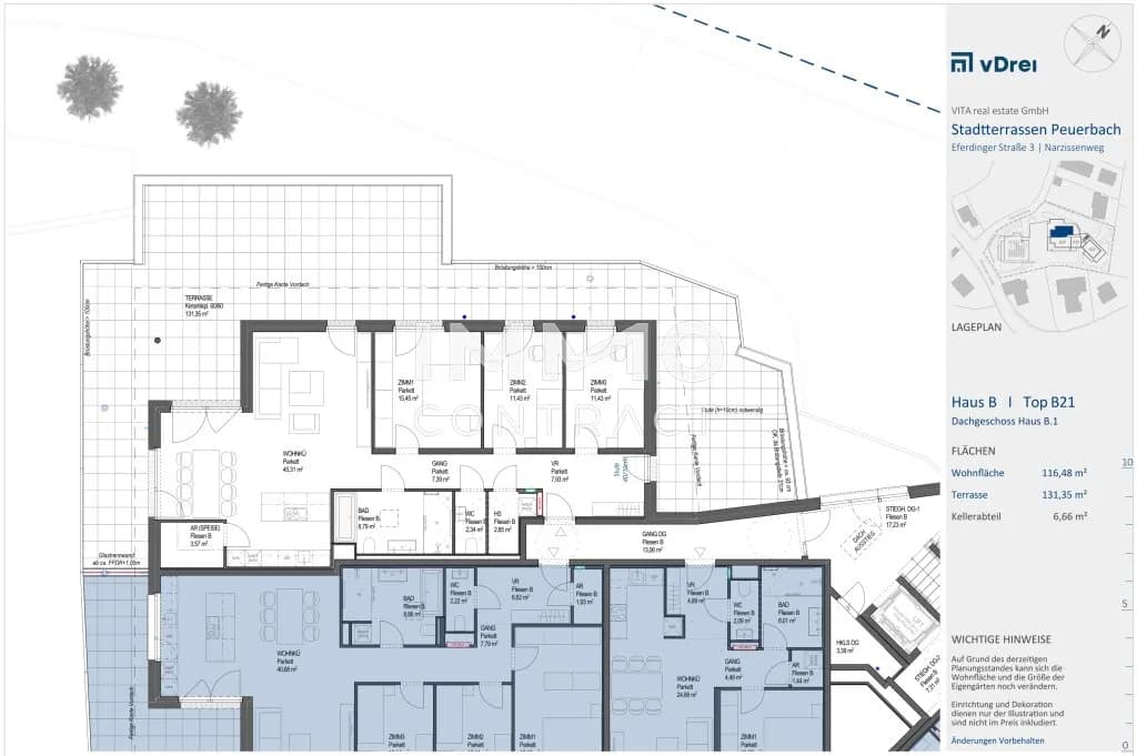 4-Zimmer-Wohnung kaufen in Grieskirchen – 116,48 m², € 633.449 – Bild 16 von 17