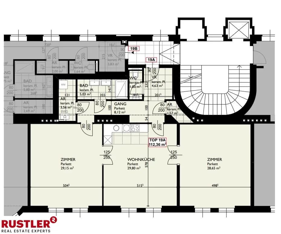 3-Zimmer-Wohnung mieten in Wien – 112,36 m², € 1.929 – Bild 11 von 11