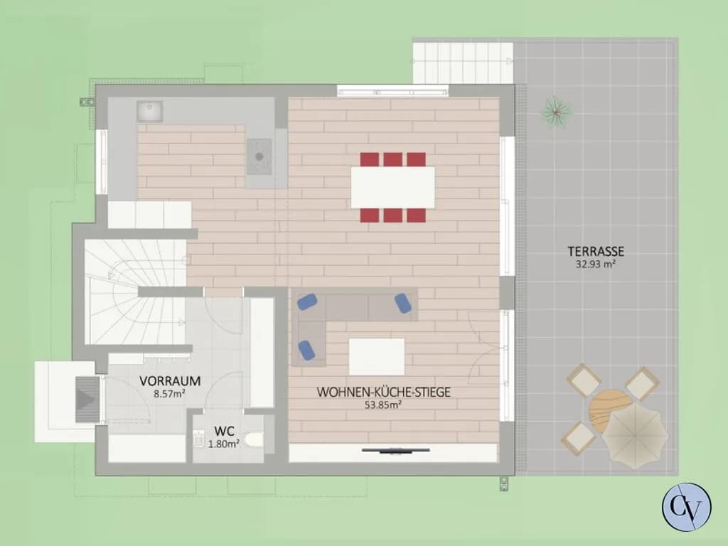 6-Zimmer-Haus kaufen in Tulln – 178,1 m², € 1.399.900 – Bild 5 von 7