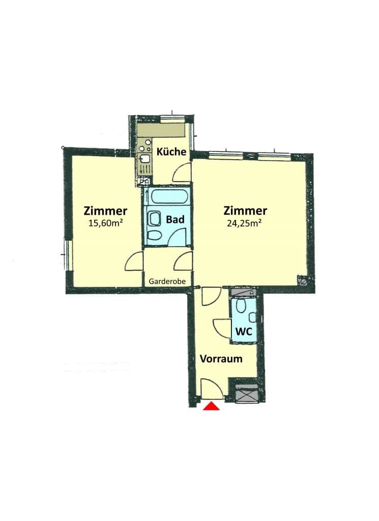 2-Zimmer-Wohnung mieten in Wien – 62,3 m², € 1.026 – Bild 8 von 8