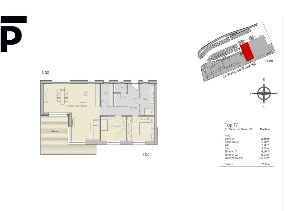 2-Zimmer-Wohnung kaufen in Graz – 106,8 m², € 489.000 – Bild 7 von 7