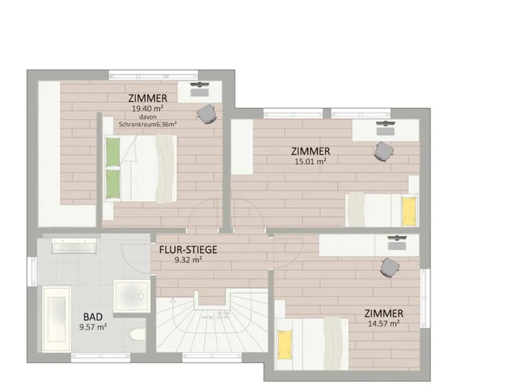 4-Zimmer-Haus kaufen in Wien – 128,2 m², € 1.099.900 – Bild 15 von 17