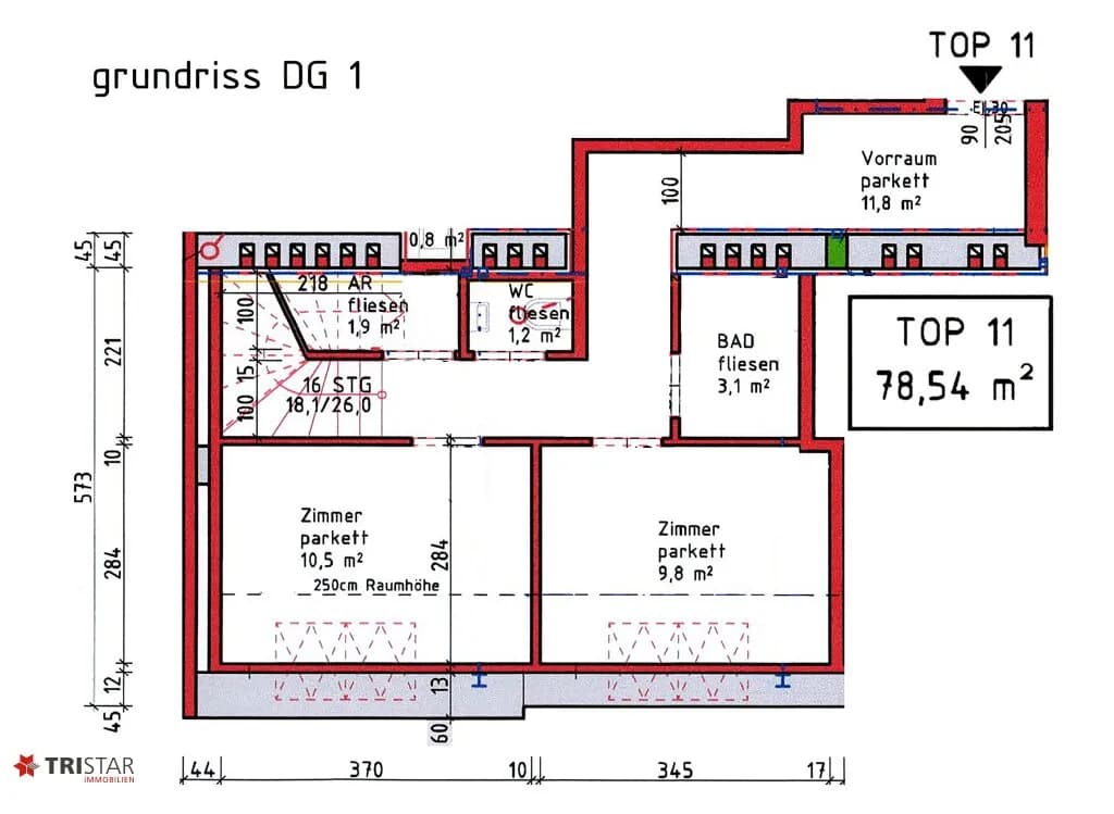 3-Zimmer-Wohnung kaufen in Wien – 78,54 m², € 699.000 – Bild 23 von 31