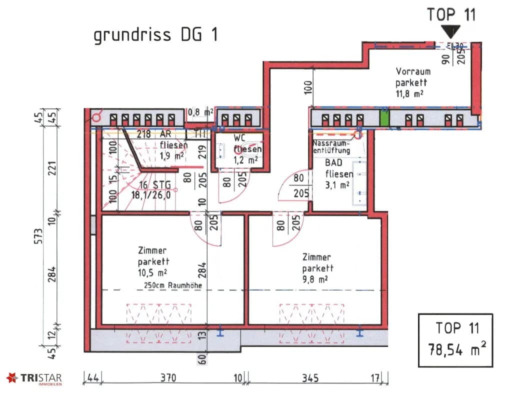 3-Zimmer-Wohnung kaufen in Wien – 78,54 m², € 699.000 – Bild 26 von 31