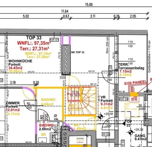 4-Zimmer-Wohnung kaufen in Wien – 97,11 m², € 845.000 – Bild 4 von 20