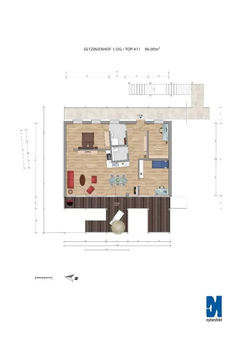 3-Zimmer-Wohnung mieten in Leibnitz – 96 m², € 1.190 – Bild 12 von 12
