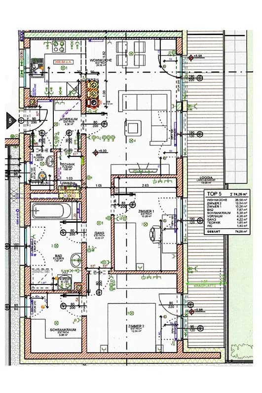Wohnung mieten in Hollabrunn – 74,26 m², € 886 – Bild 5 von 5