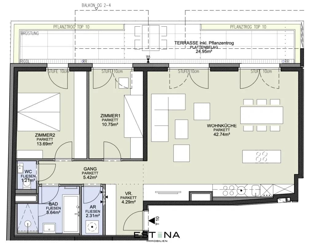 3-Zimmer-Wohnung kaufen in Wien – 86 m², € 710.400 – Bild 10 von 10