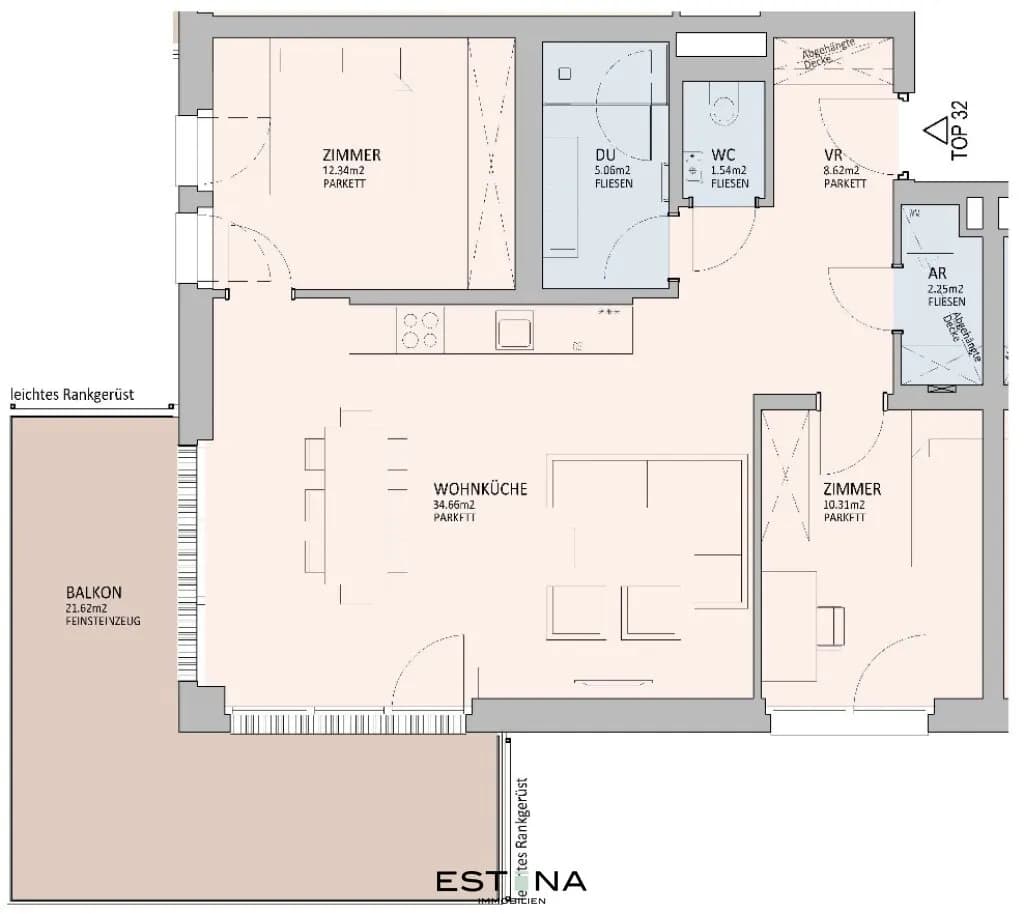 3-Zimmer-Wohnung kaufen in Wien – 74,8 m², € 740.000 – Bild 9 von 9