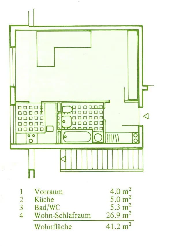 1-Zimmer-Wohnung mieten in Linz – 41,2 m², € 535 – Bild 5 von 5