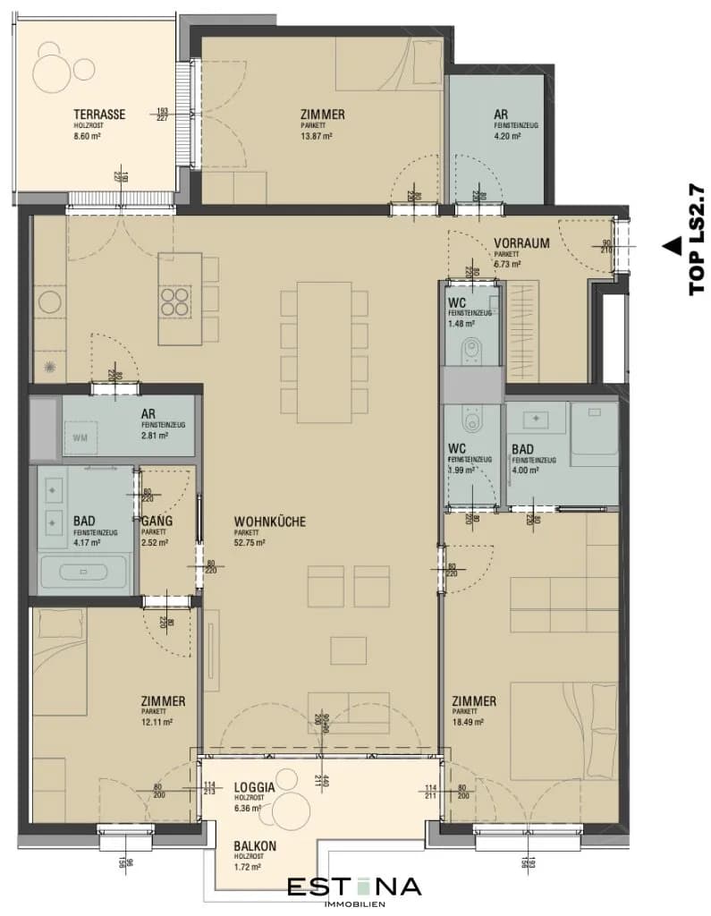 4-Zimmer-Wohnung kaufen in Wien – 124,92 m², € 820.000 – Bild 18 von 18