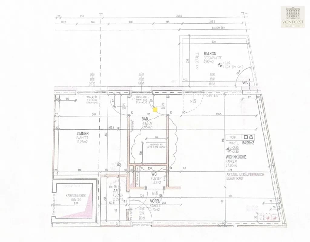 2-Zimmer-Wohnung kaufen in Tulln – 55 m², € 250.000 – Bild 11 von 11