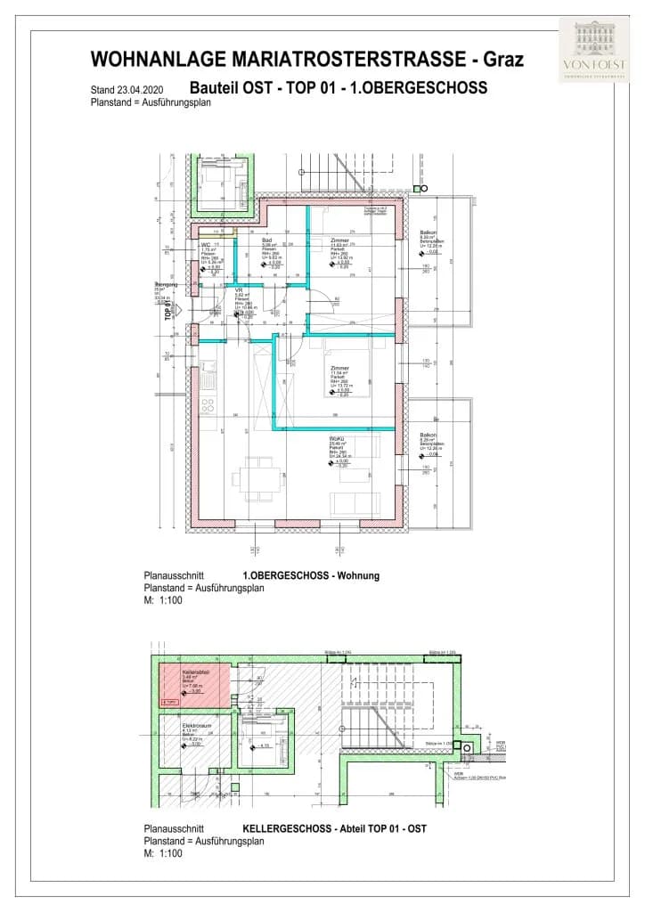 3-Zimmer-Wohnung kaufen in Graz – 61,15 m², € 224.000 – Bild 13 von 13