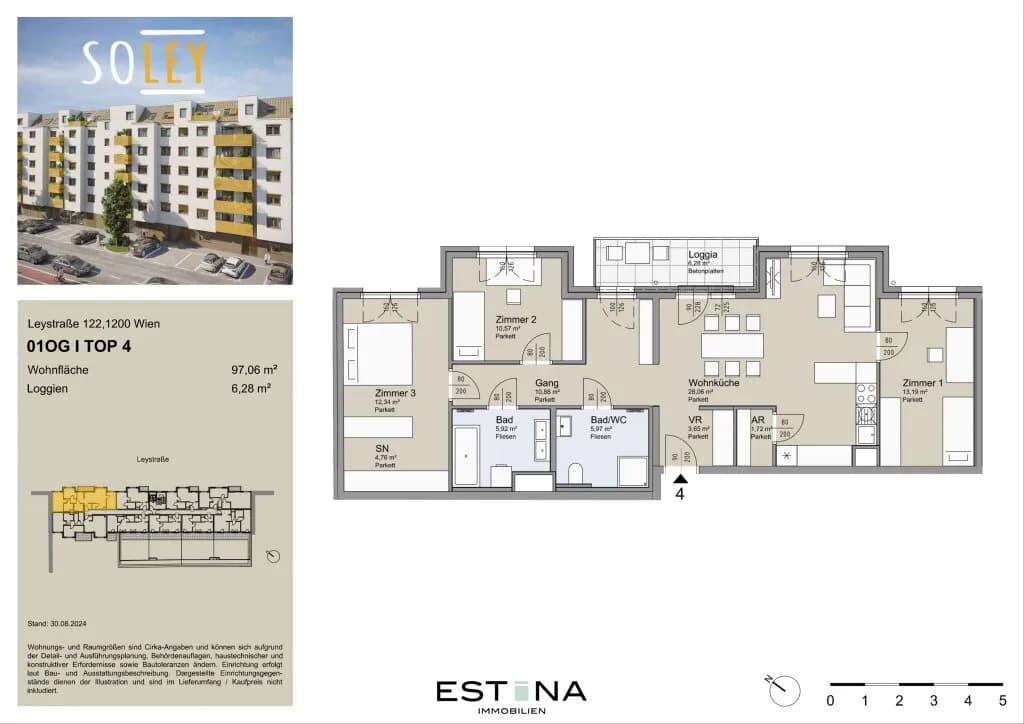 4-Zimmer-Wohnung kaufen in Wien – 97,13 m², € 674.000 – Bild 24 von 25