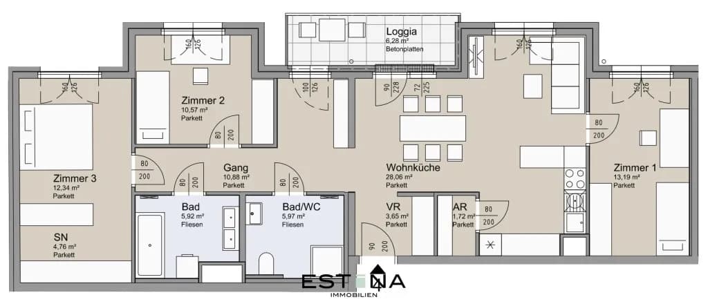 4-Zimmer-Wohnung kaufen in Wien – 97,13 m², € 674.000 – Bild 25 von 25