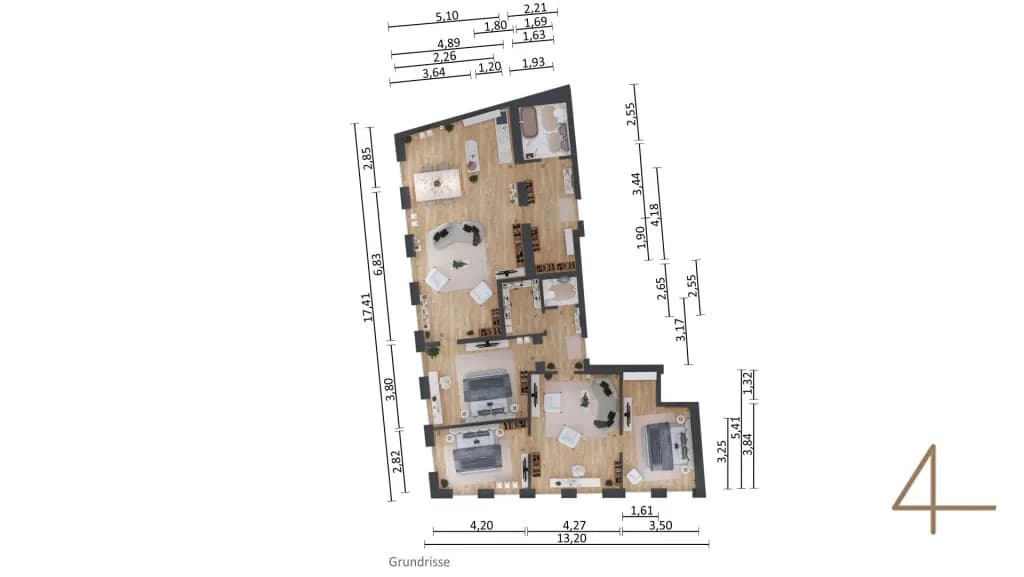 5-Zimmer-Wohnung kaufen in Wien – 146,95 m², € 779.000 – Bild 8 von 48