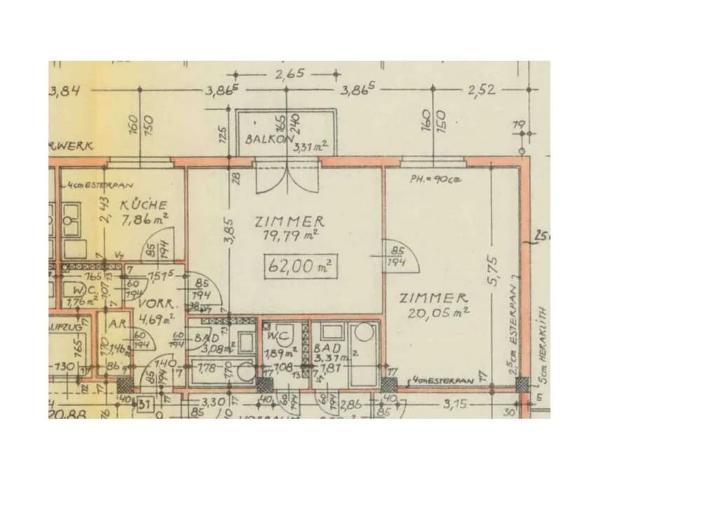 2-Zimmer-Wohnung mieten in Graz – 58,69 m², € 533 – Bild 2 von 2