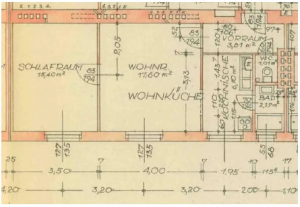 2-Zimmer-Wohnung mieten in Graz – 47,03 m², € 404 – Bild 2 von 2