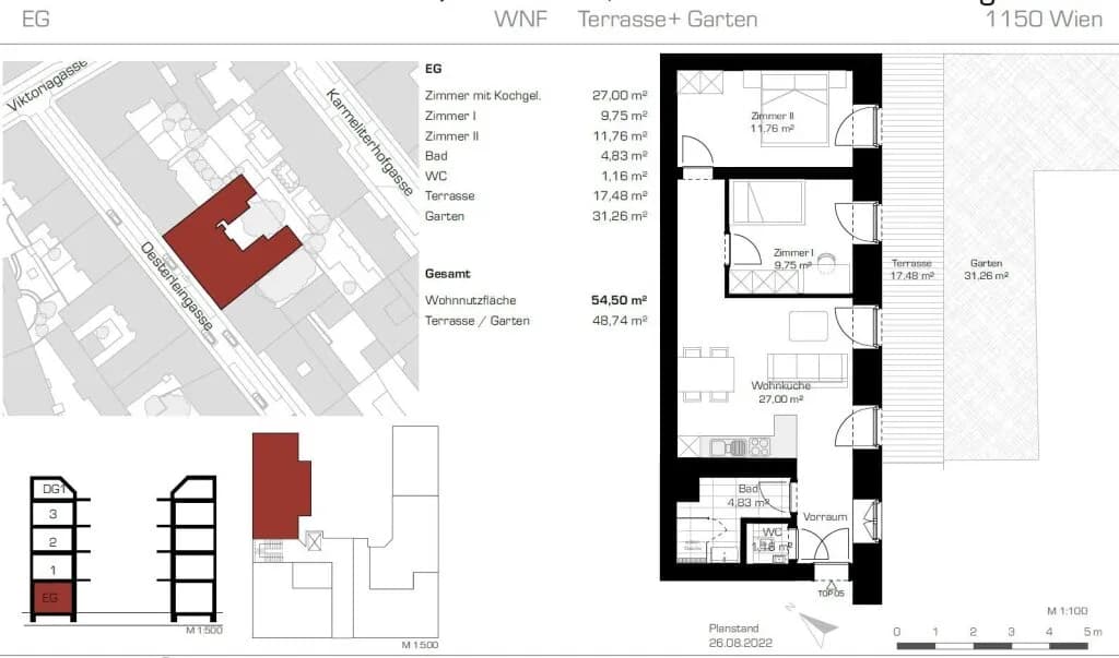 3-Zimmer-Wohnung kaufen in Wien – 54,5 m², € 369.000 – Bild 20 von 20