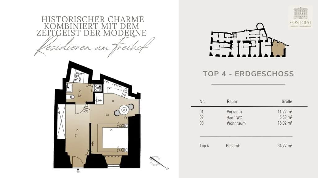 1-Zimmer-Wohnung kaufen in Wien – 34,77 m², € 220.000 – Bild 45 von 45
