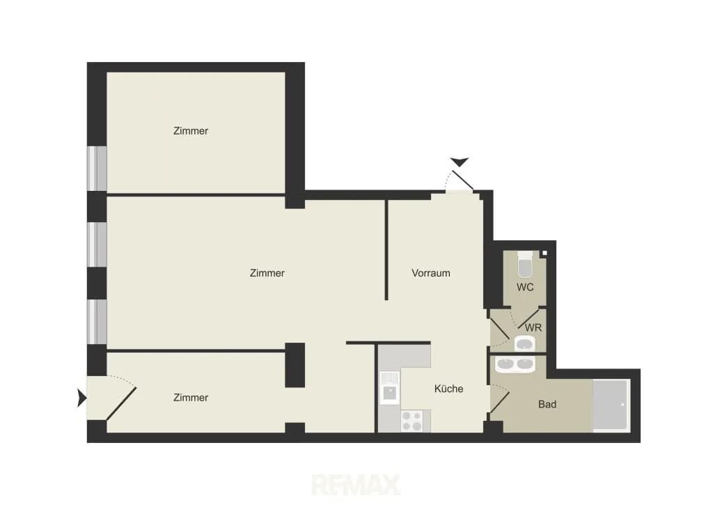 3-Zimmer-Gewerbeimmobilie kaufen in Wien – 84 m², € 249.000 – Bild 16 von 16