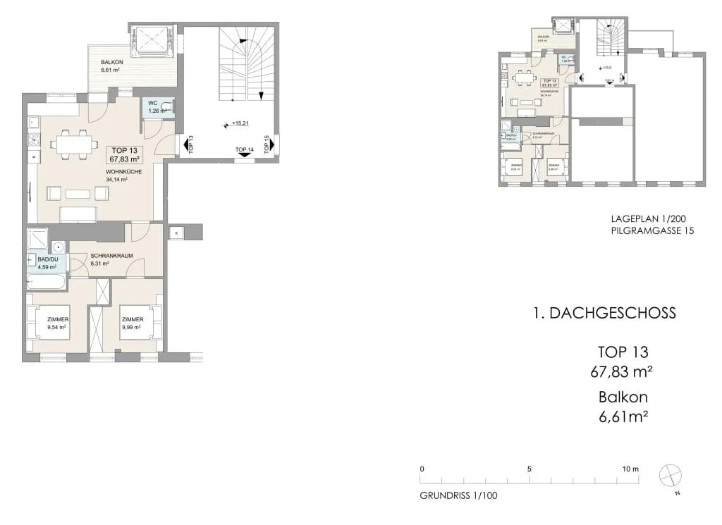 3-Zimmer-Wohnung kaufen in Wien – 67,83 m², € 549.000 – Bild 17 von 17