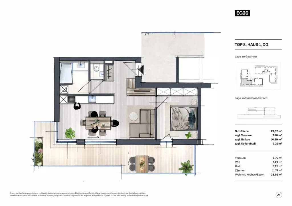 2-Zimmer-Wohnung kaufen in Wien – 49,47 m², € 399.000 – Bild 10 von 10