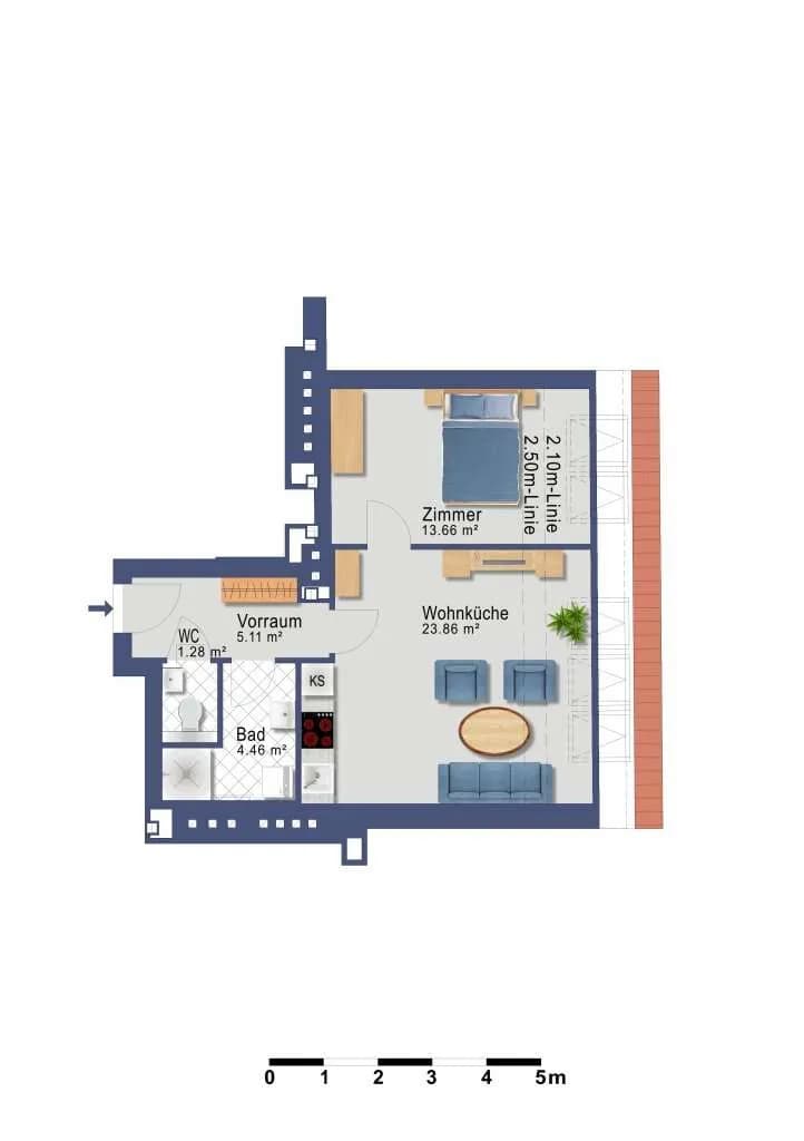 2-Zimmer-Wohnung kaufen in Wien – 48,37 m², € 299.900 – Bild 42 von 42