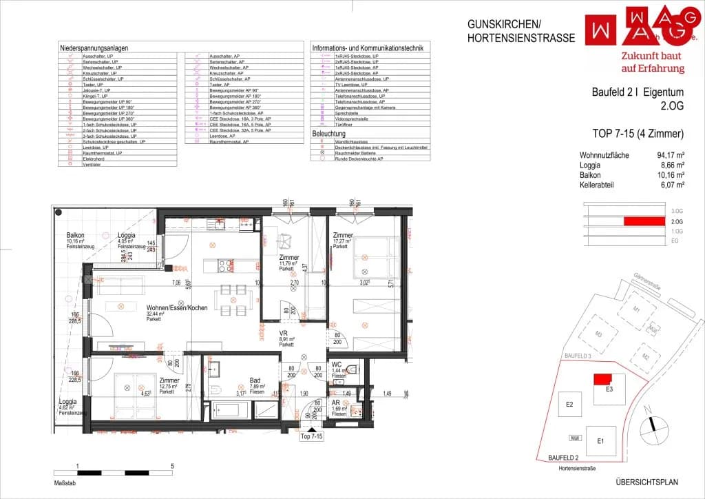 4-Zimmer-Wohnung kaufen in Wels-Land – 94,17 m², € 400.200 – Bild 6 von 6