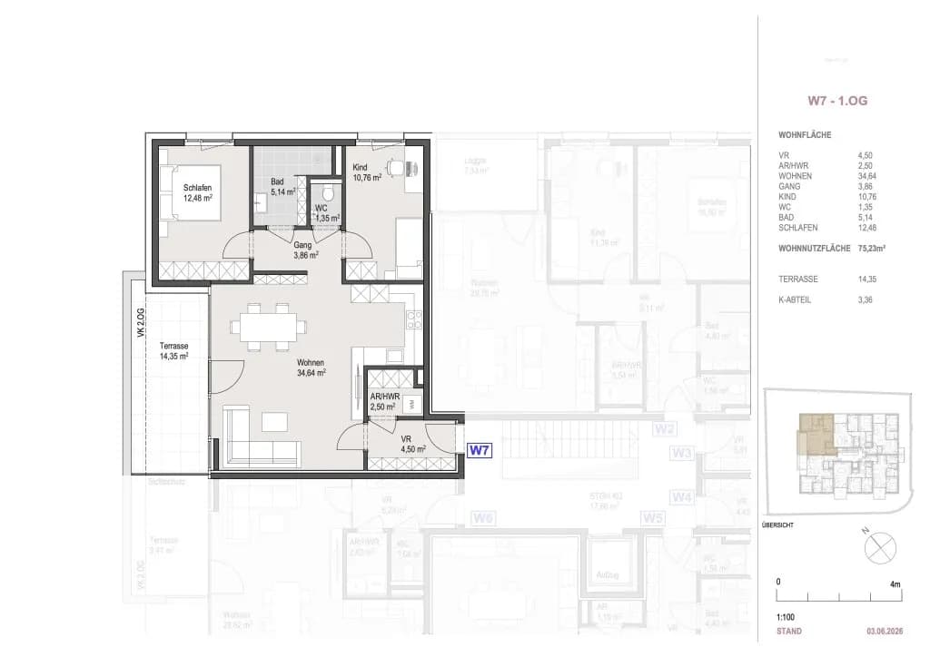 3-Zimmer-Wohnung kaufen in Salzburg Stadt – 75,23 m², € 648.000 – Bild 7 von 7