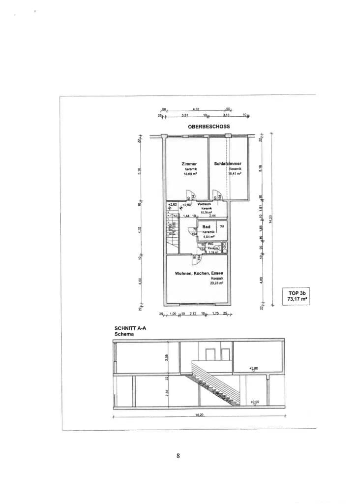 3-Zimmer-Wohnung mieten in Amstetten – 73,17 m², € 990 – Bild 8 von 8